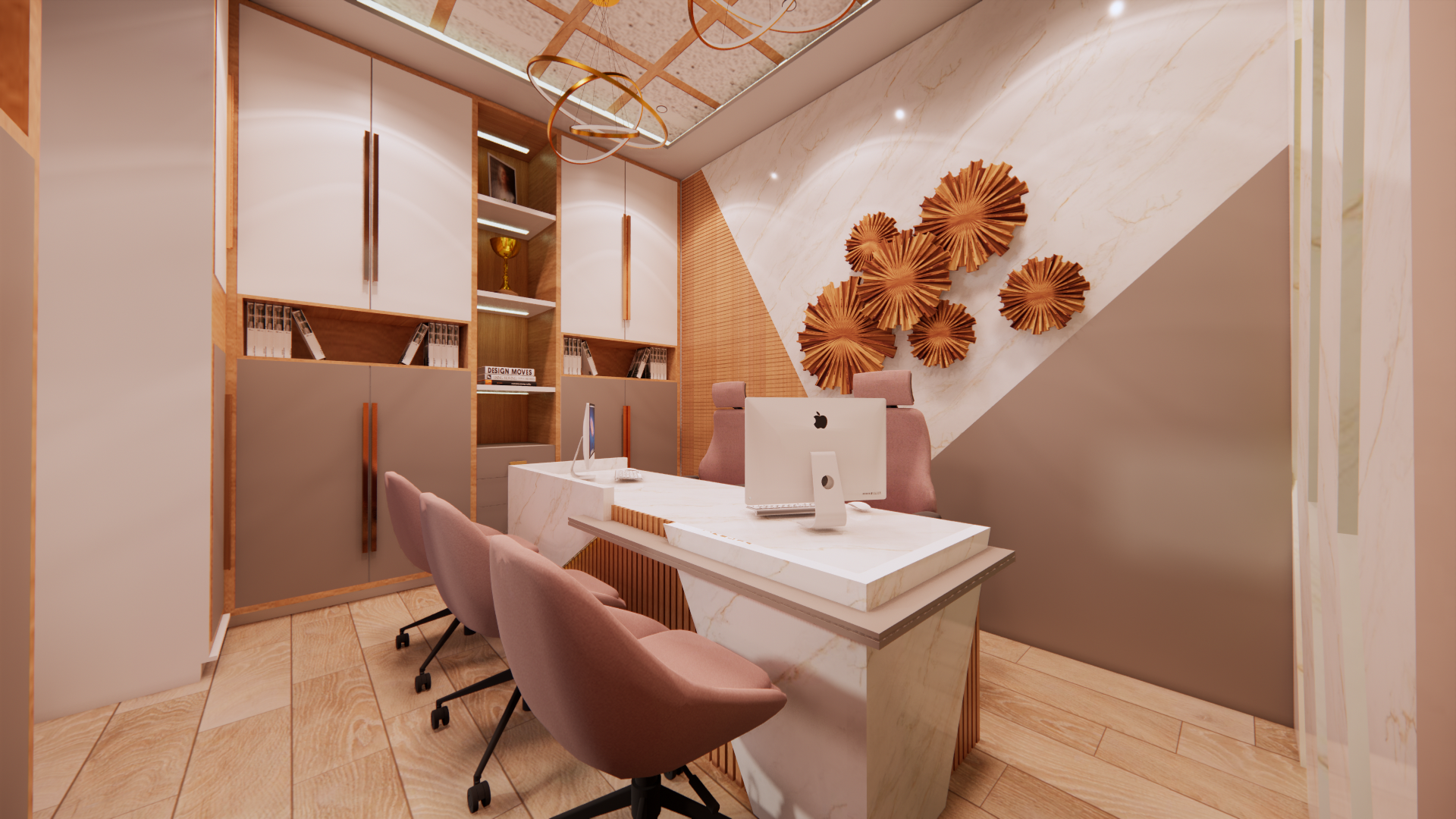 Modern office reception